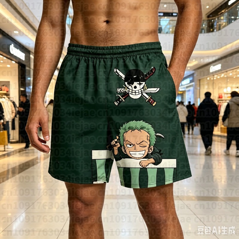 3D Printing Desk - Shorts 3D One Piece: Shanks, Sanji,