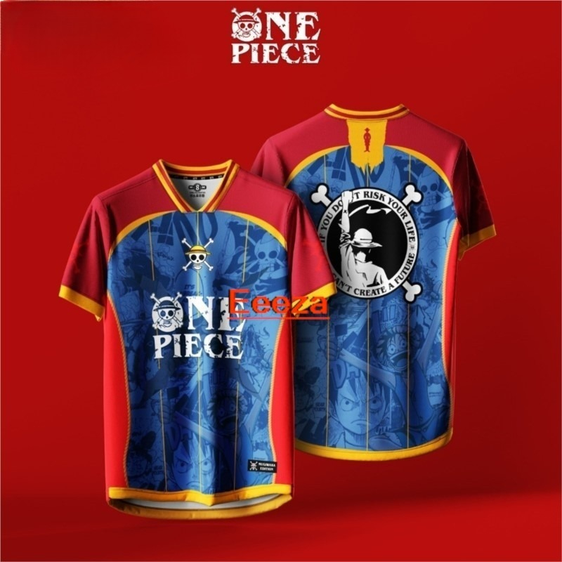 3D Printing Luffy - Camiseta Casual de Manga Curta One