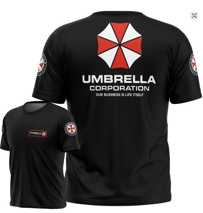 3D Printing Icon - Camiseta Resident Evil Umbrella Corporation -