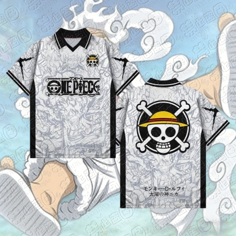 3D Printing Luffy - Camiseta Polo 3D Estampada Luffy One