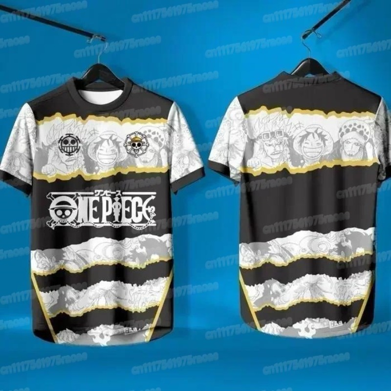 3D Printing Luffy - Camiseta de Cosplay Retro do Luffy
