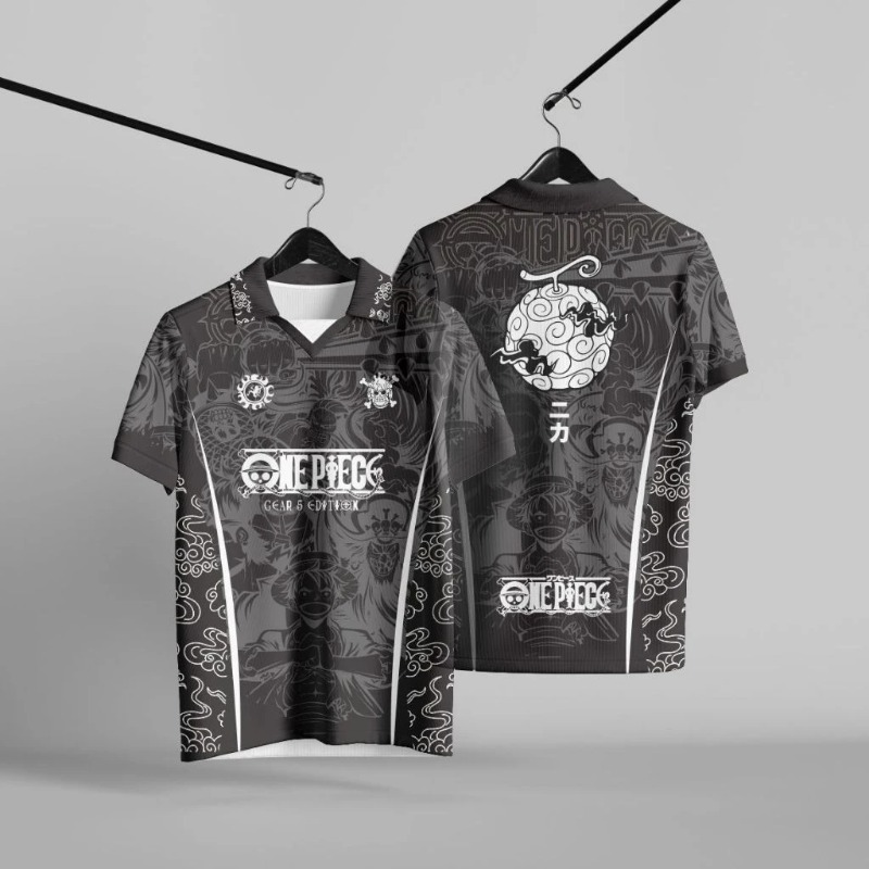 Camisa Polo Anime One Piece Lu - 3D Printing Luffy avaliação e preço