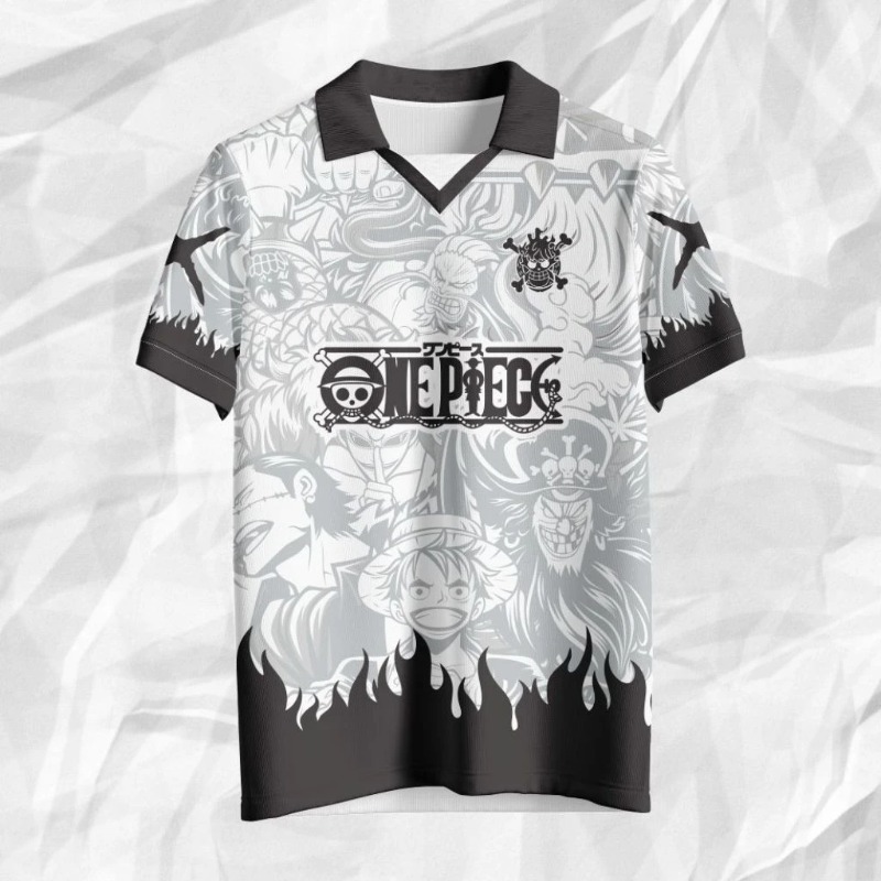 Camisa Polo Anime One Piece Lu - 3D Printing Luffy avaliação e preço