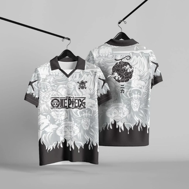 Camisa Polo Anime One Piece Lu - 3D Printing Luffy avaliação e preço