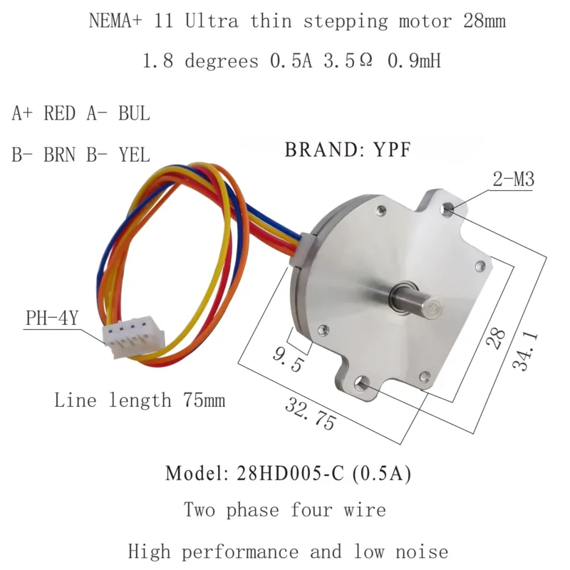 Motor de Passo Micro Pancake U - Stepper Motor avaliação e preço