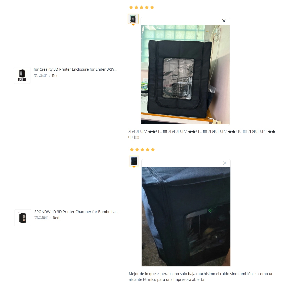 Câmara de impressora 3D SPONDW - 3D Printer Enclosure Frame avaliação e preço