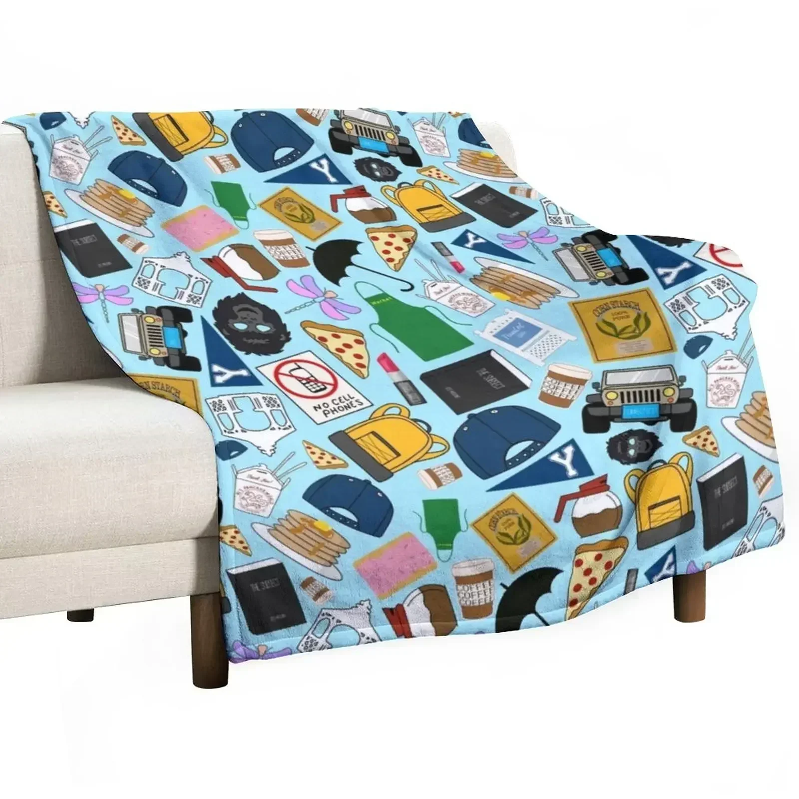 Manta Decorativa Azul com Esta - 3D Printing Icon avaliação e preço
