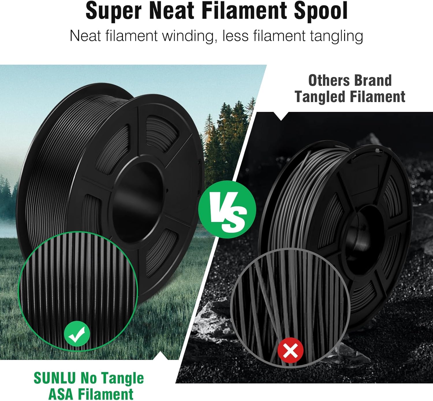 Sunlu 1kg filamento asa 1.75mm - Asa Filament Outdoor avaliação e preço