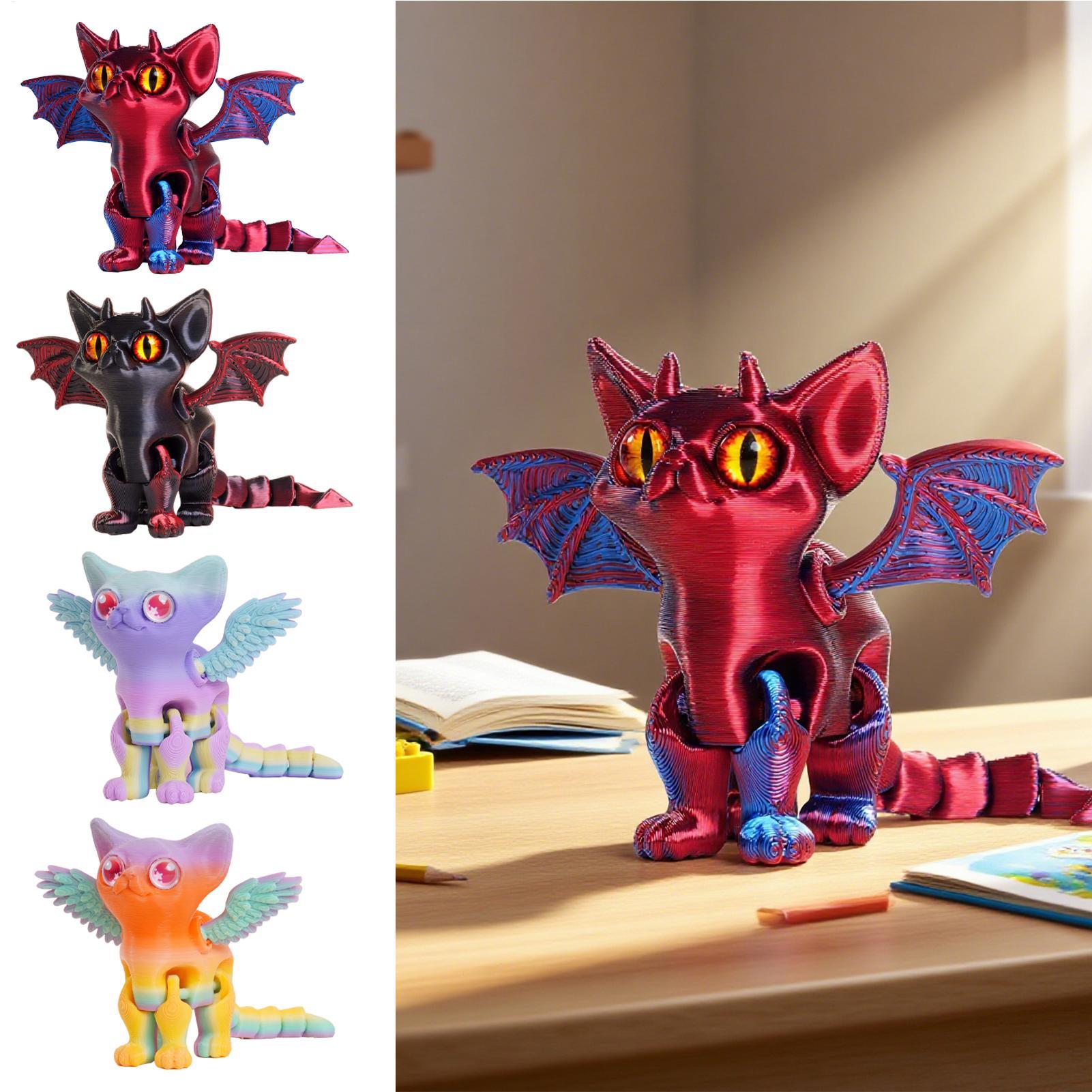 Figura de Gato em Impressão 3D - 3D Printing Desk avaliação e preço