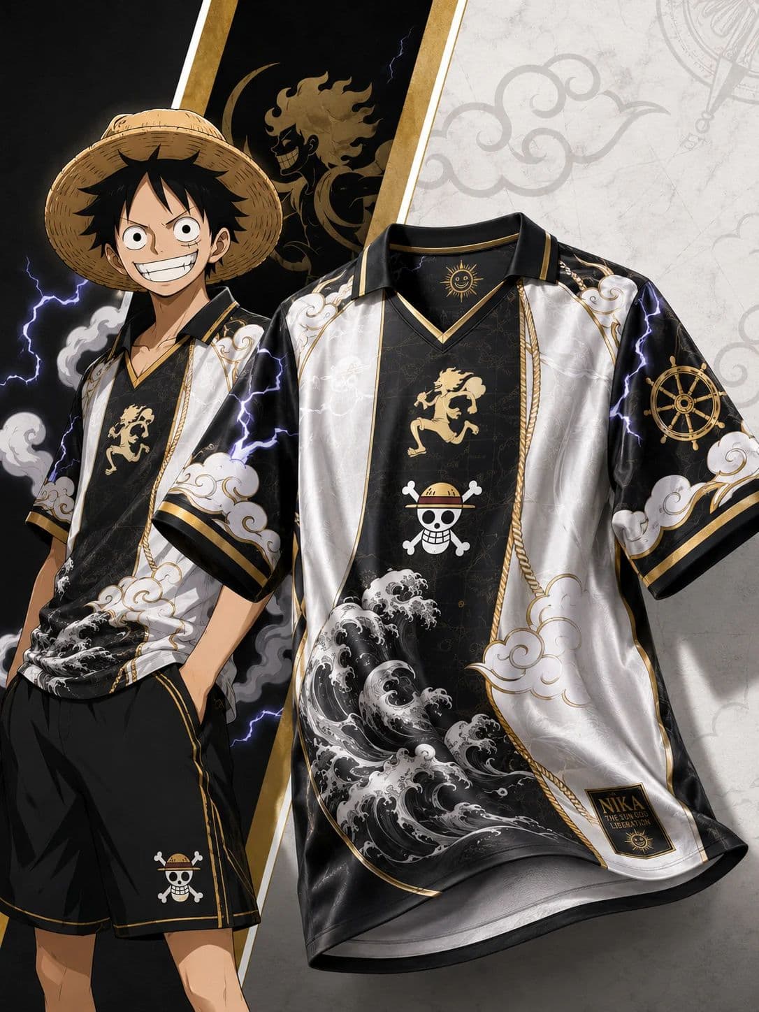 Novidades 2026: Camisa Esporti - 3D Printing Luffy avaliação e preço