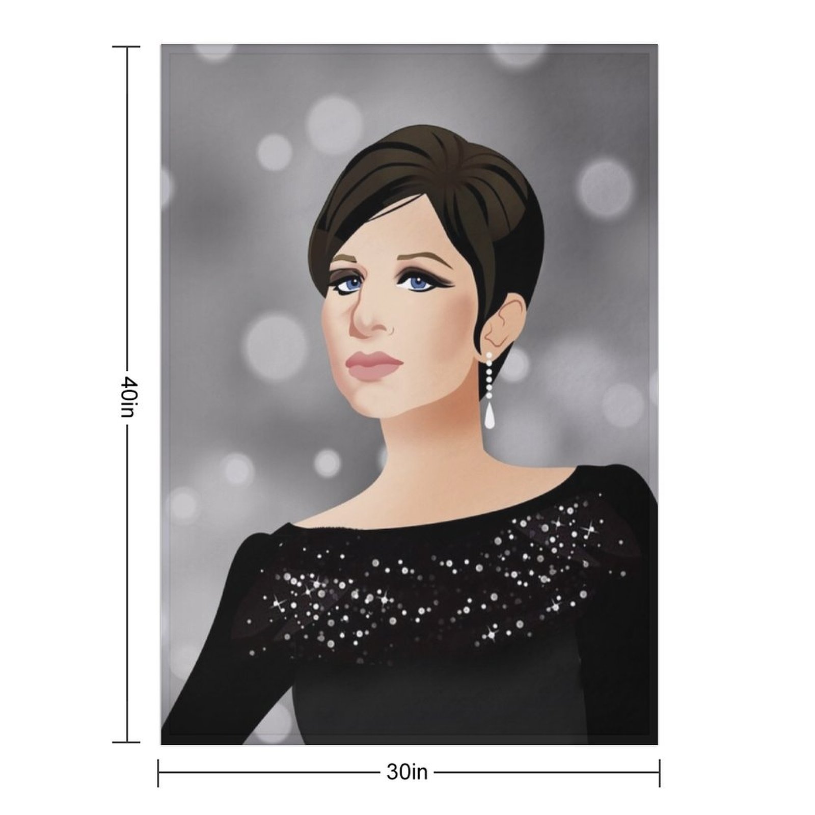 Barbra Streisand: Manta decora - 3D Printing Icon avaliação e preço