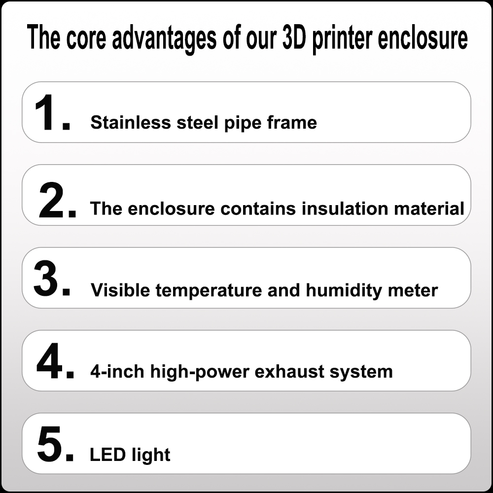 Gabinete de impressora de resi - 3D Printer Enclosure Frame avaliação e preço
