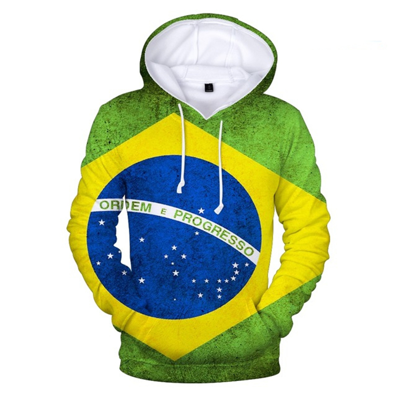 3D Print National Flag Hoodie  - 3D Printing Usa avaliação e preço