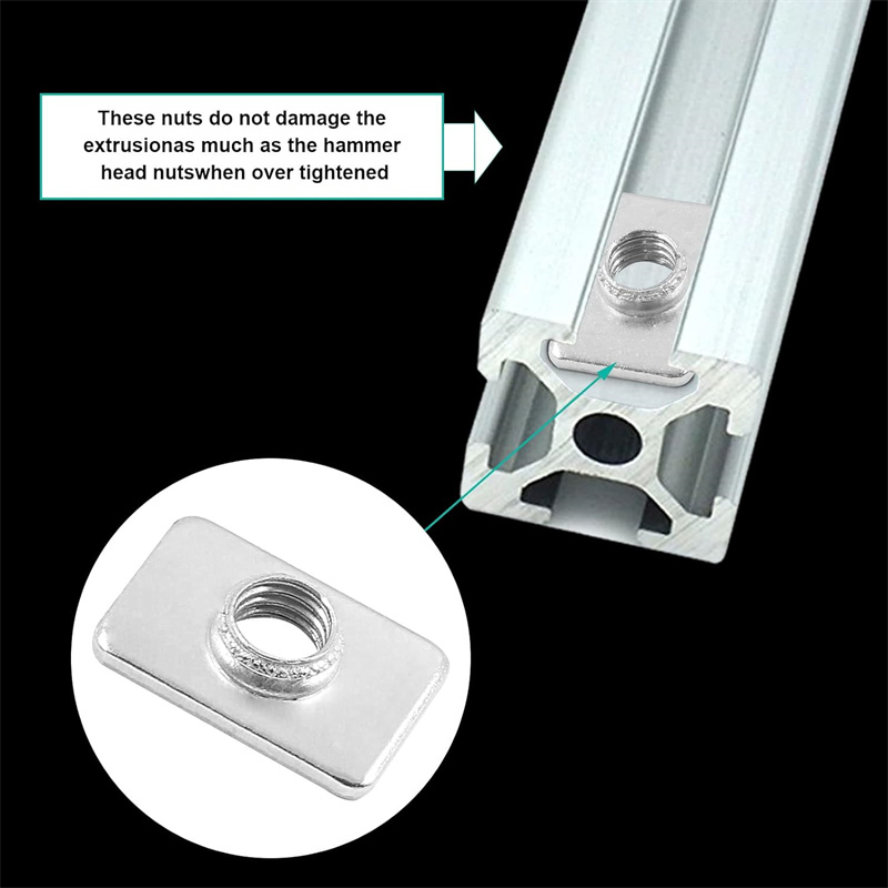 100 peças porca plana deslizan - 3D Printer Enclosure Frame avaliação e preço