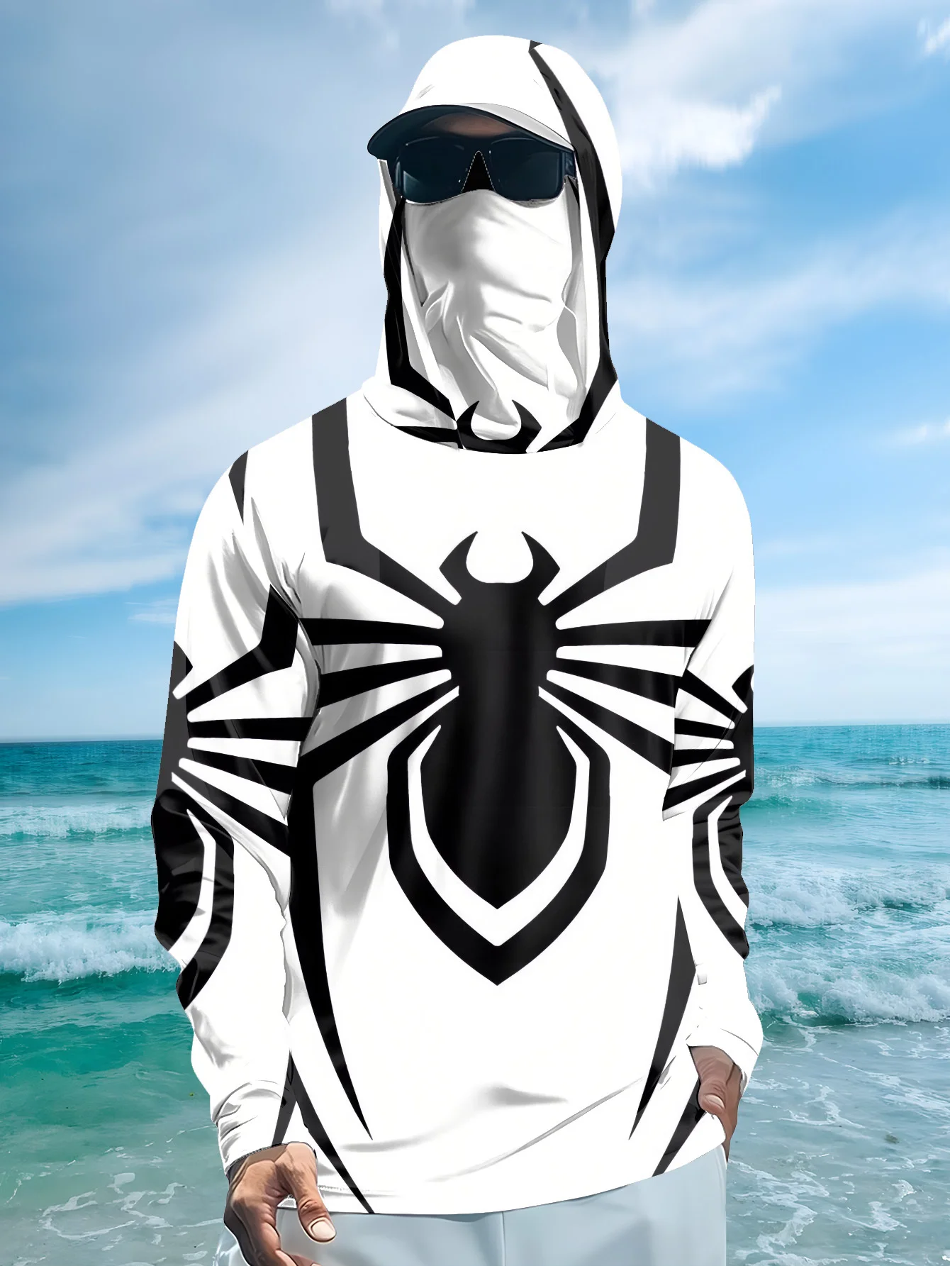 Camisa Masculina de Manga Long - 3D Printing Use avaliação e preço