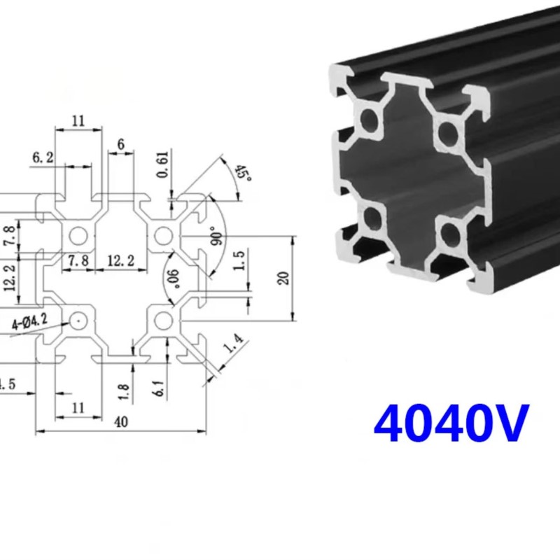 Quadro linear do trilho do pad - 3D Printer Enclosure Frame avaliação e preço