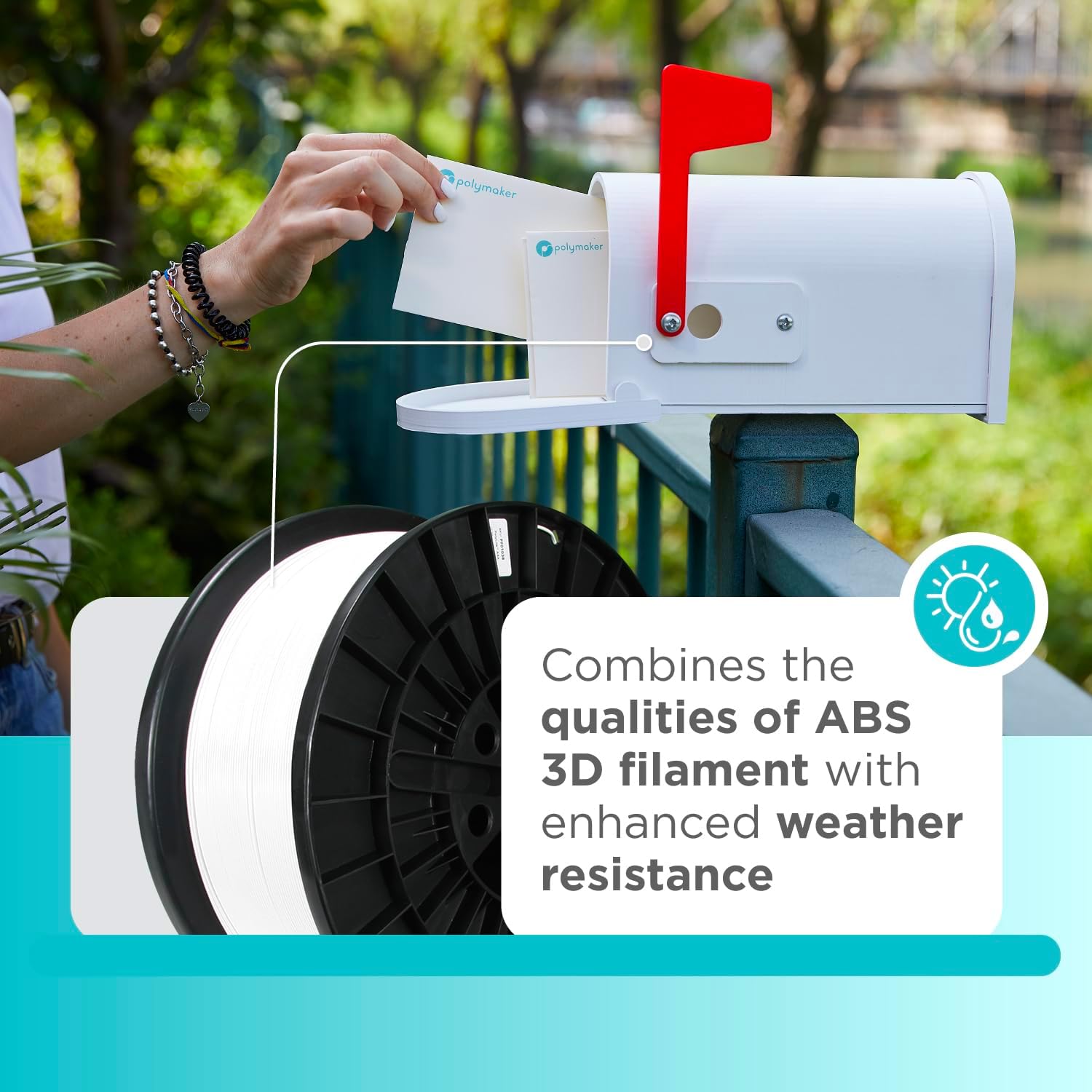 Filamento ASA 1.75mm 5KG Branc - Asa Filament Outdoor avaliação e preço